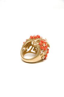 Juicy Couture  Coral Flower Cluster Ring for women