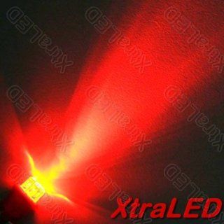 Lot of 5 T10 194 4x LED Bulb Narrow   Red 