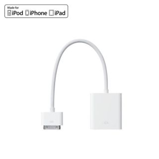 Adaptateur VGA Apple pour iPhone 4, iPod touch 4° génération, iPad