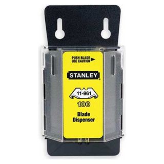 Stanley 11 961A Hook Blades, w/Dispenser, 2 1/16 L, PK 100