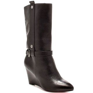 Womens Shoe Anika   Black Leather by Paris Hilton Shoes