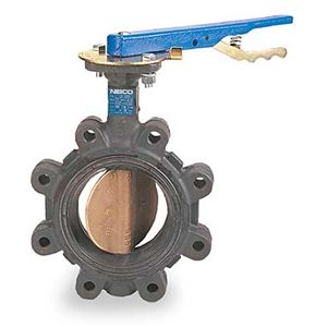 Nibco ULD20005 12 Butterfly Valve, 12 In, Lug, Ductile Iron