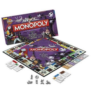 Nightmare Before Christmas Edition Monopoly Game Today $38.99