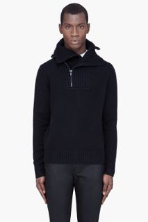 Givenchy Wool And Cashmere Knit Zip Sweater for men