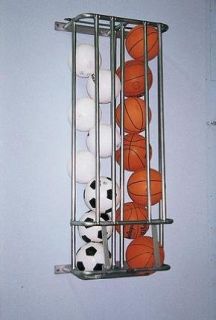 Double Sided Wall Mounted Ball Locker: Sports & Outdoors