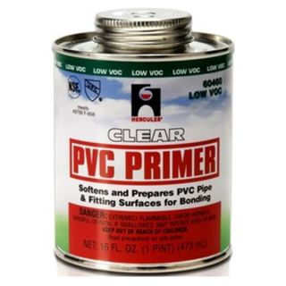 Chemical Company 60465 1 Quart Clear Red Label PVC Primer, Pack of 12