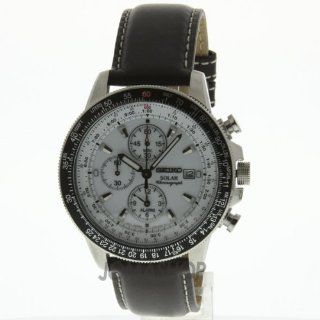 Seiko Mens SSC013 White Dial Watch Watches