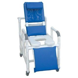 MJM PVC 193 SSDE Medical Reclining Rolling Shower Chair