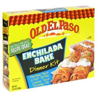 Old El Paso Dinner Kits, Enchilada Bake, 14.2 Ounce Boxes (Pack of 12