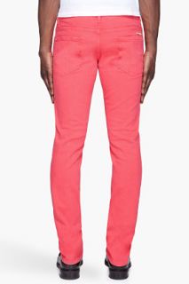Dsquared2 Coral Red Slim Jeans for men