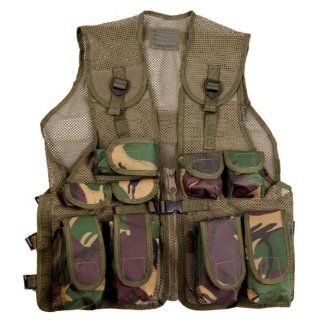 Kids Army Camouflage Assault Vest   Fits Ages 5 13 Yrs