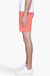 Marc By Marc Jacobs Coral California Cotton Shorts for men