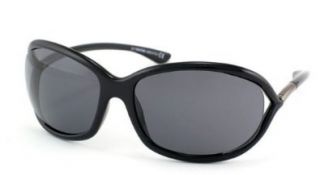 FT0008 Sunglasses   199 Shiny Black (Dark Gray Lens)   61mm: Shoes