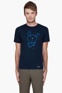 Kidrobot Navy Dunny Constellation T shirt for men
