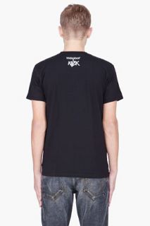 Kidrobot Black Kozik Skeleton Labbit T shirt for men