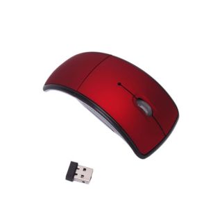 4G Wireless Folding Red Mouse