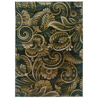 Millennium Floral Play Hints of Sage Area Rug (9 x 122)