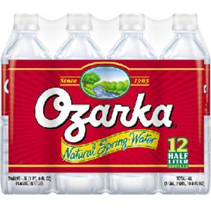 Nestle Water North Amer Inc 100268 12 Pack .5L Ozarka Water, Pack of 2