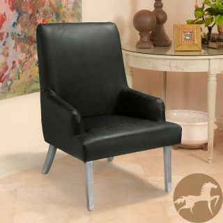 Christopher Knight Home Beluga Black Leather Chair Today: $284.99
