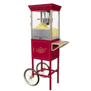 Nostalgia Electrics CCP 509 Vintage Red Popcorn Cart
