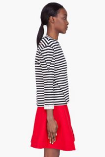 Marc By Marc Jacobs Black Striped Ben Sweater for women