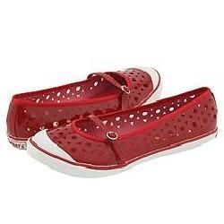 Skechers Doll Face Red Synthetic Patent Leather