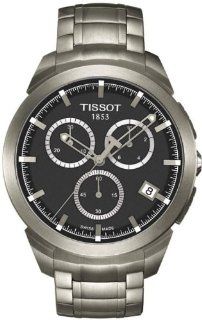 Tissot Titanium Chronograph Mens Watch T0694174406100: Watches: 