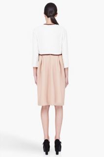 Chloe Colorblock Cady Piping Dress for women