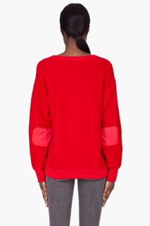 Marc By Marc Jacobs Red Wool Nika Sweater for women
