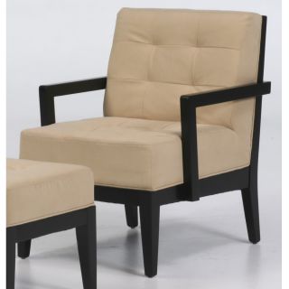 Fabric Accent Taupe Arm Chair