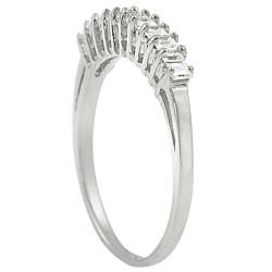 Tressa Collection Sterling Silver Baguette CZ Bridal & Engagement Ring