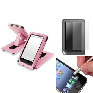 Leather Case/ Screen Protector/ Stylus for  Nook Color