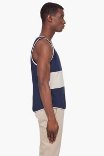 Opening Ceremony Striped Woven Tank Top for men