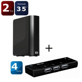 WD My Book 2To USB3.0 3.5 + Barre 4 ports USB   Achat / Vente DISQUE