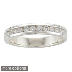 Sterling Silver 1/5 to 3/8ct TDW Diamond Wedding Band (H I, I2) Today