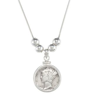 American Coin Treasures Silver Mercury Dime Pendant