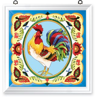 Joan Baker Hand Painted French Country Rooster Art Panel Today: $119