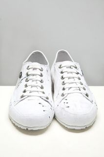 Energie  Lagen White Canvas Sneakers for men