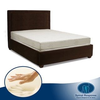 Spinal Response Aloe Gel Memory Foam 8 inch Full size Smooth Top