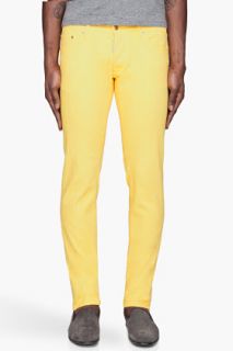 Dsquared2 Banana Yellow Slim Jeans for men
