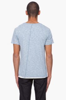 Shades Of Grey By Micah Cohen Blue Layer T shirt for men