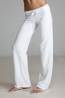 Juicy Couture  White Terry Wide Leg Pants for women