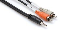 Hosa Cable CMR206 Stereo 1/8 Inch to Dual RCA Adapter