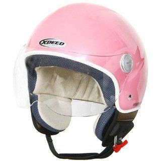 Xpeed Helmet XF 207 Solid Pearl Helmet (Pink, Small)  