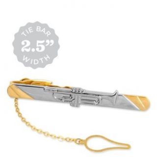Silver Metal Tie Clip  Trumpet Clasp Tie Clip Clothing