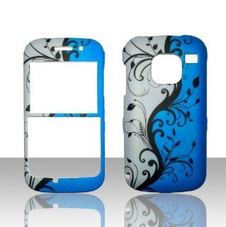 2D Blue Vines Nokia E5 3G Straight Talk , Smart Phone Hard