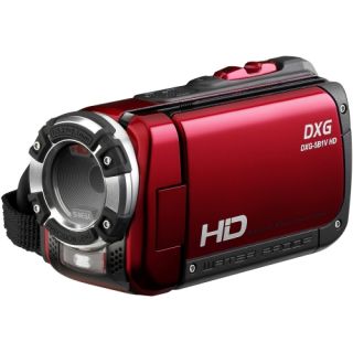 DXG DXG 5B1V Digital Camcorder   3 LCD   CMOS   Red