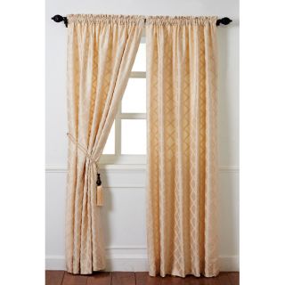 Cottage Home Magalie Gold Silk 96 Drapery Panel Today $179.99 Sale