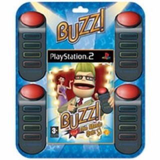 BUZZ LE QUIZZ MUSICAL + 4 BUZZERS   Achat / Vente PLAYSTATION 2 BUZZ