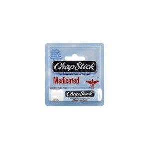 Chapstick Lip Balm Medicated, 0.15 oz (Pack of 3) Health